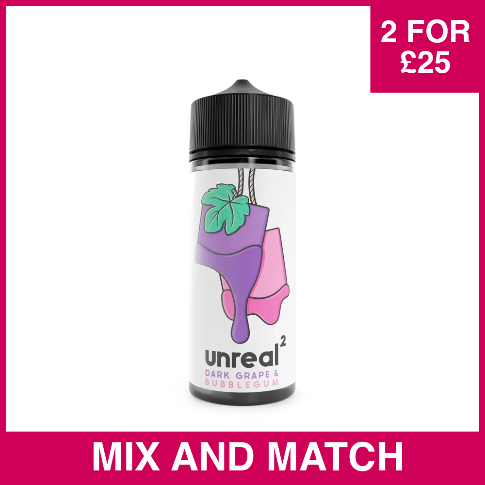 unreal1 unreal dark grape & bubble gum